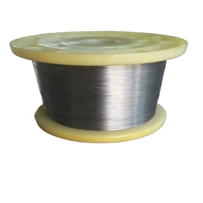 Bright surface titanium wires