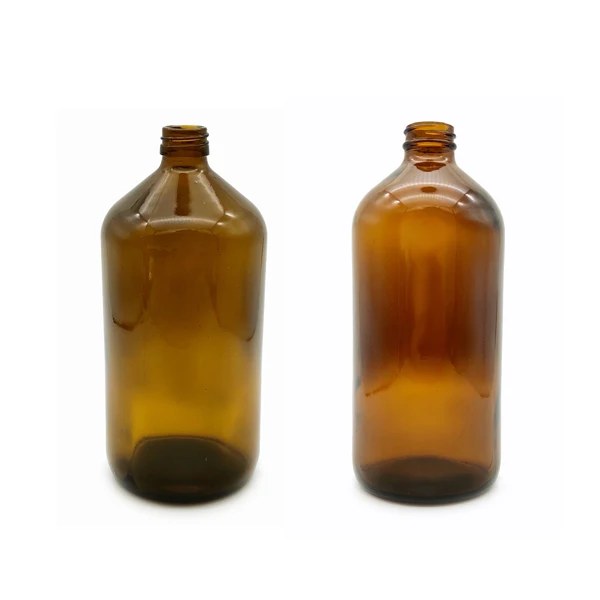 2/4 oz 8oz clear 500 ml boston bottle with metal cap top diffuser 60 amber 16oz 250ml 4oz glass spray bottles 500ml with spray