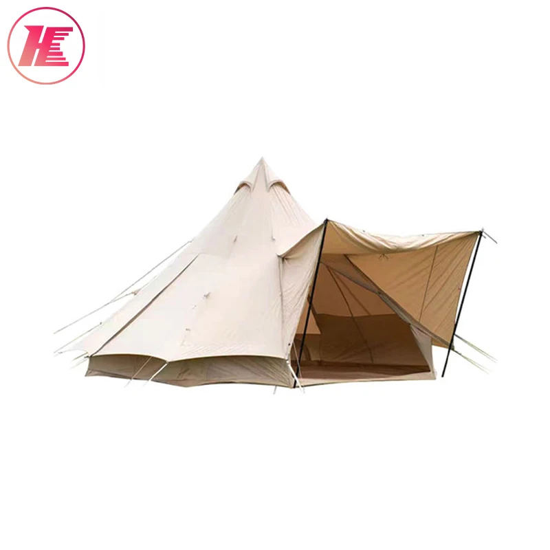 Portable Waterproof Camping Pyramid Teepee Tent Hiking Hunting Camping Tent