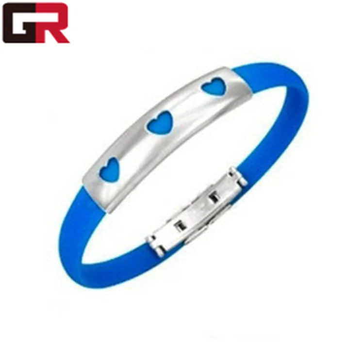 Custom Womens Leather Wristband Gifts Recessed Logo Multi Color Mens Stainless Steel Bracelet