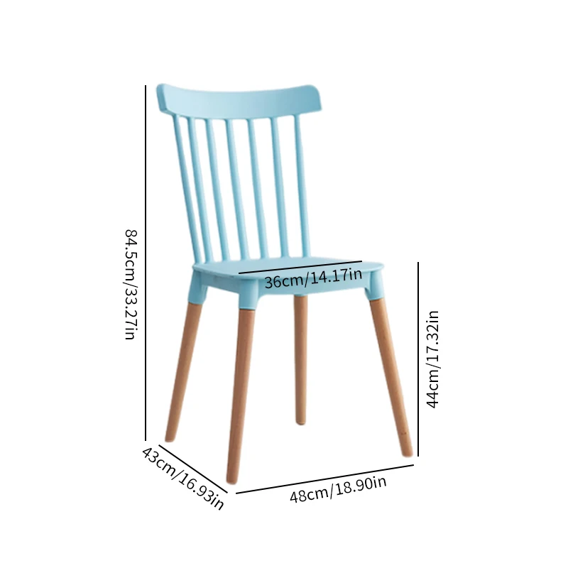 Hot sale Nordic Plastic Home Dining Chair Negotiation Conference Chair for Office Makeup Chair