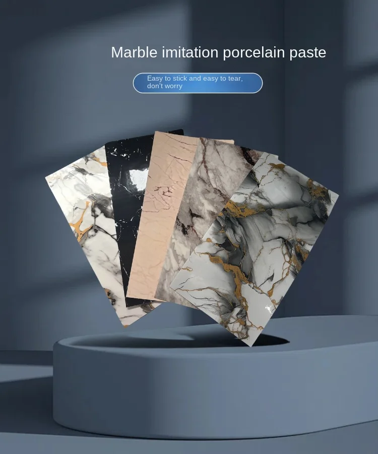 60 * 60cm marble tile sticker wallpaper self-adhesive waterproof and moisture-proof marble aluminum-plastic panel