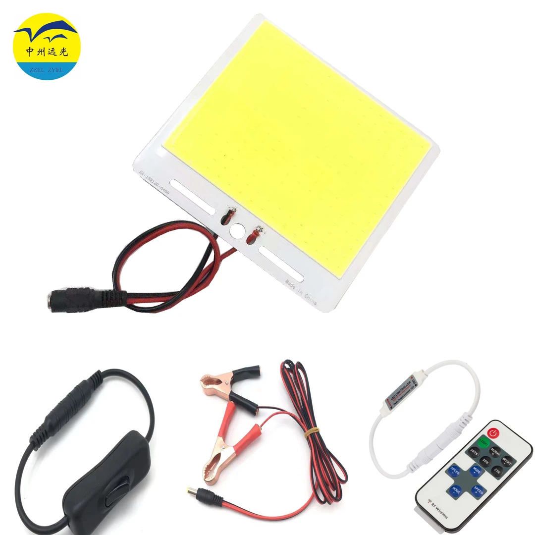 60w dc12v hight lumens 6000lm big panel Chip On Board cob led camping light for lighting camp easy to use and moderate price