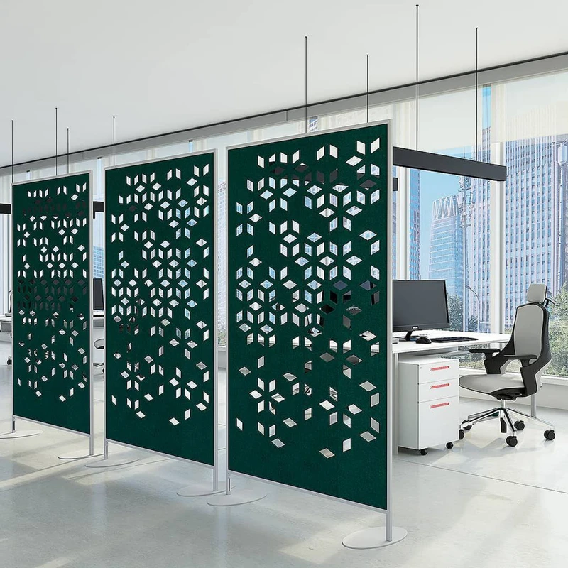 EU Standard PET Felt Acoustic Panels Soundproof 100% Polyester Fiber Acoustic Panels