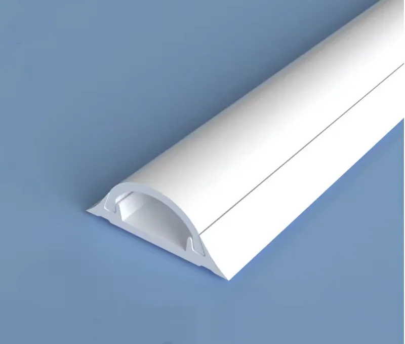 Round type pvc electric wire duct RTD-5/7/9/12 Grey Self-Adhesive pvc cable trunking cable channel wiring ducts