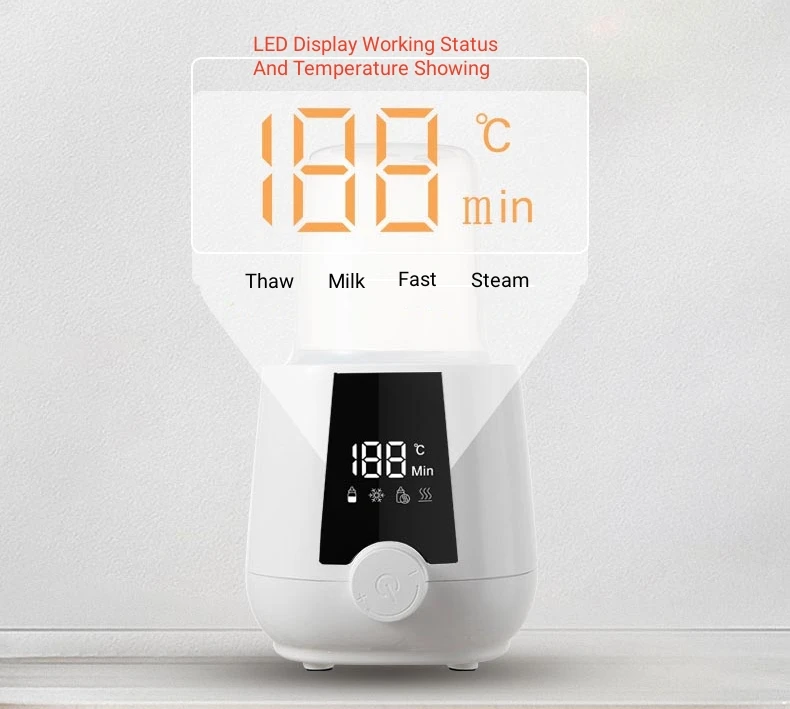 OEM Multi-function 4 In One Bottle Warmer Fast Heating Smart Baby Warmer Food Grade Automatic Baby Milk Bottle Heater
