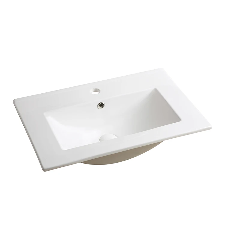 Wholesale good price popular cheap sanitary ware ceramic white  undermount bathroom sink