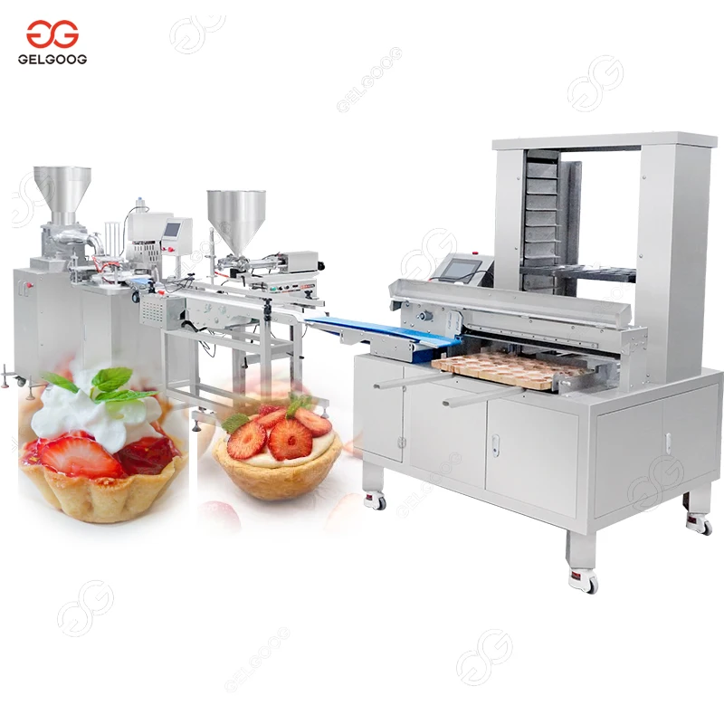 Industrial Automatic Maker Strawberry Tart Shell And Pie Production Machinery Tart Machine 8cm