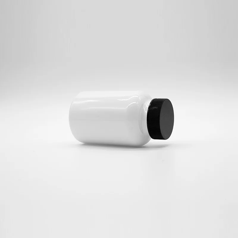 FTS Custom Frosted Empty Glass plastic Medicine Pill Bottles 100ml 120ml 150ml 200ml 250ml 300ml Pharmaceutical Pill Bottle