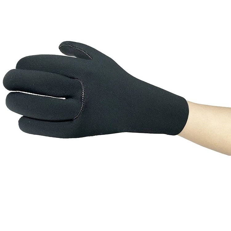 Topdive Factory Custom 3mm 5mm Neoprene Diving Gloves Five Finger Warm Wetsuit Winter Gloves