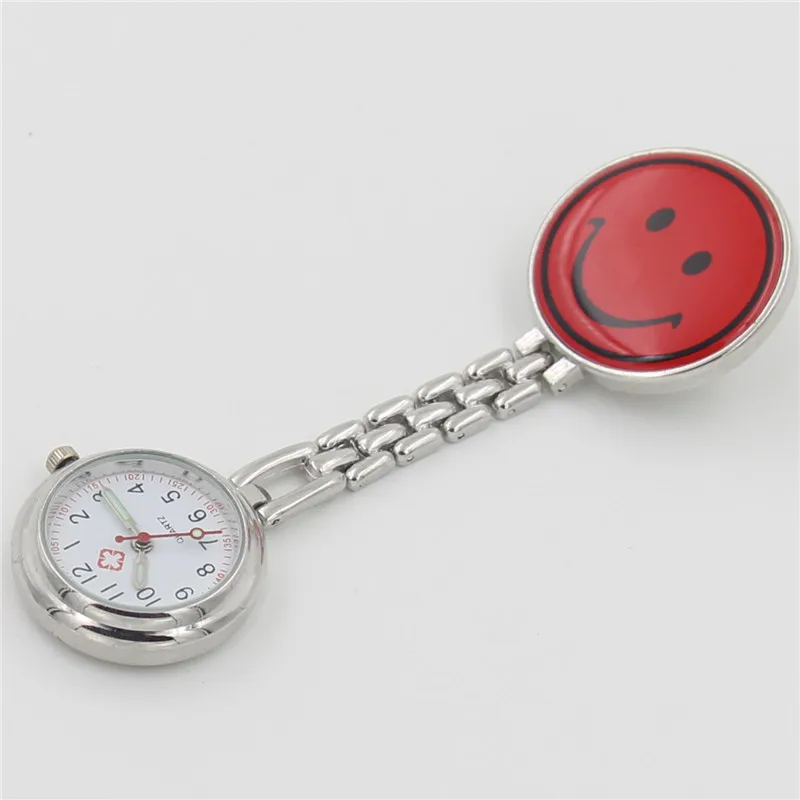 
Silicone Jelly Cute Cartoon Smile Round Face watch for Doctor Nurses 