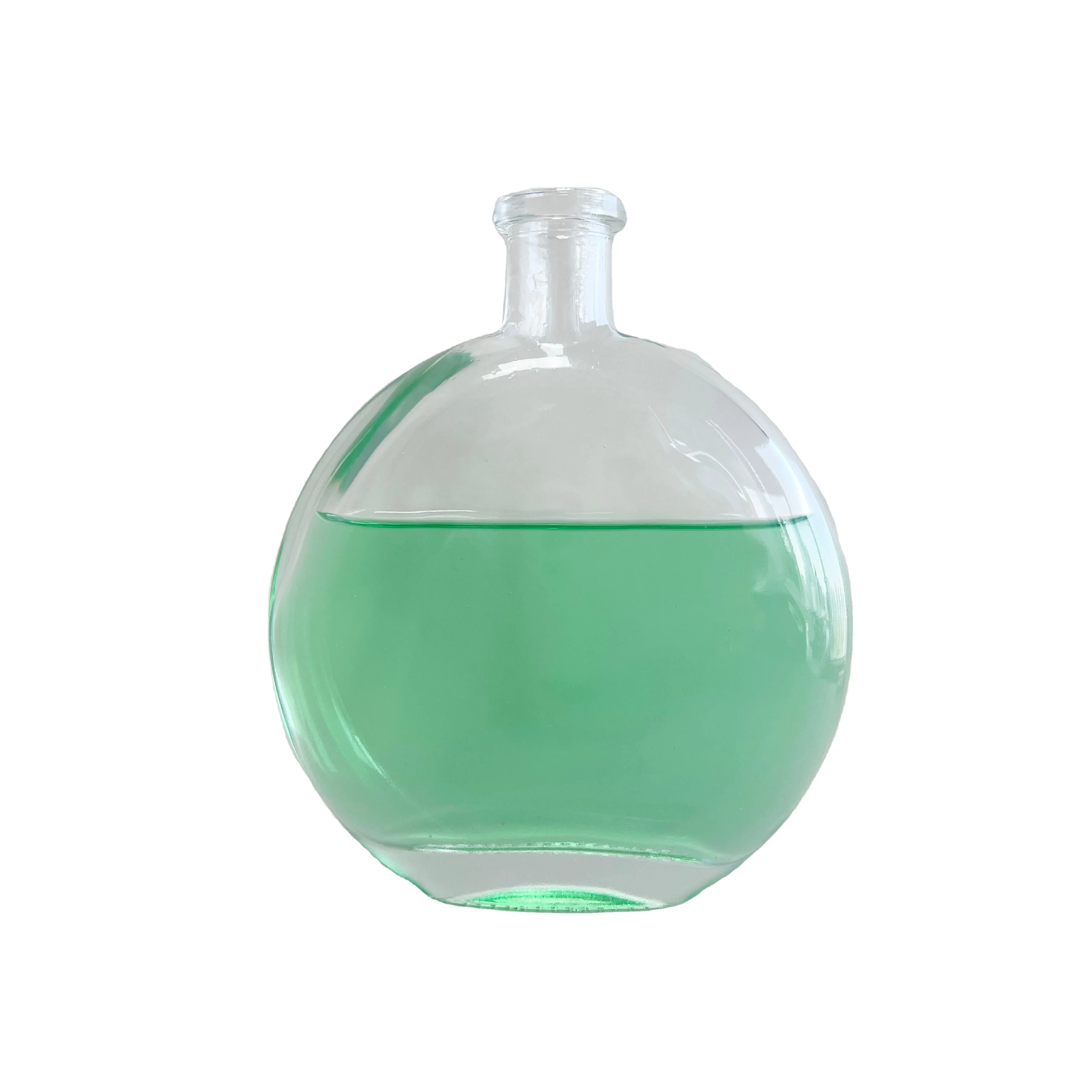 200ml High Flint Whisky Brandy XO Spirit Glass Liquor Bottle Alcoholic Beverage Round Tequila Glass Wine Bottle