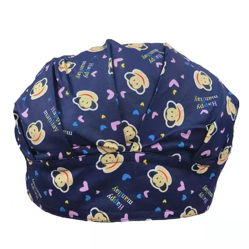 reusable Patient Nurse Use Hair Surgical Caps Woven Surgical Bouffant Cap