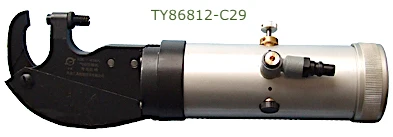 TY86875-C30 PNEUMATIC High Force C Yoke Rivet Squeezer for up to 5mm aluminum steel rivets | 8,810 lbs compression force