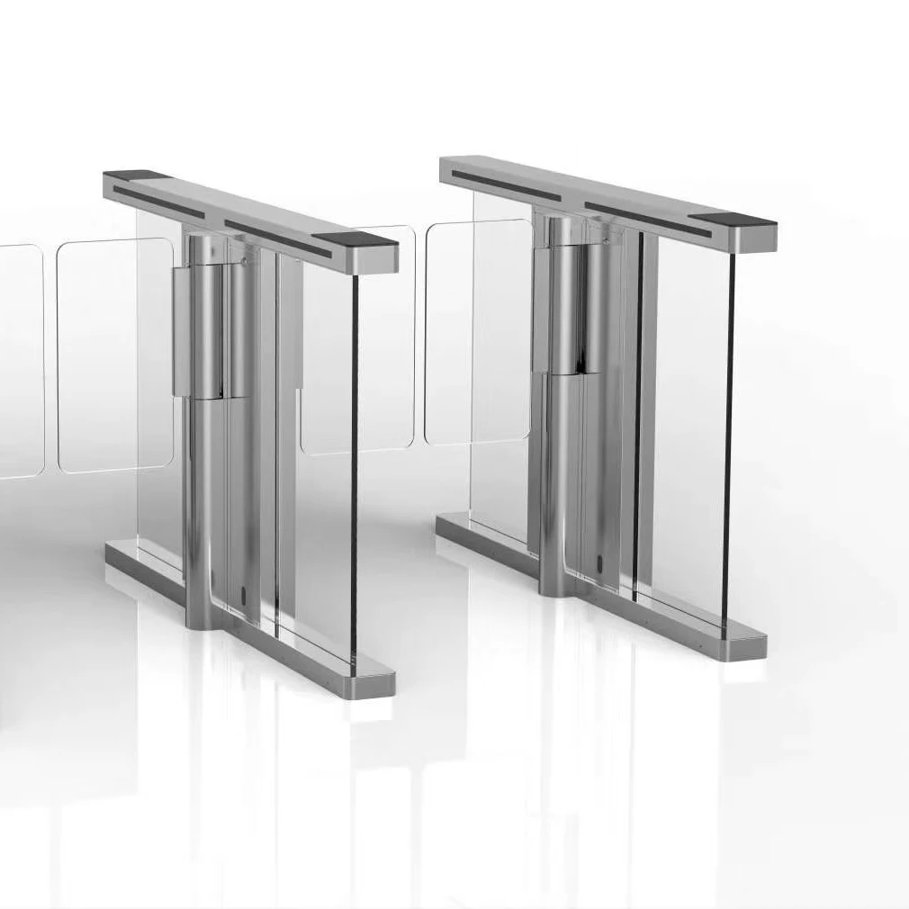 High Quality Cheap Custom Single Pedestrian Auto Servo Motor Electronic Turnstile Swing Barrier Gate