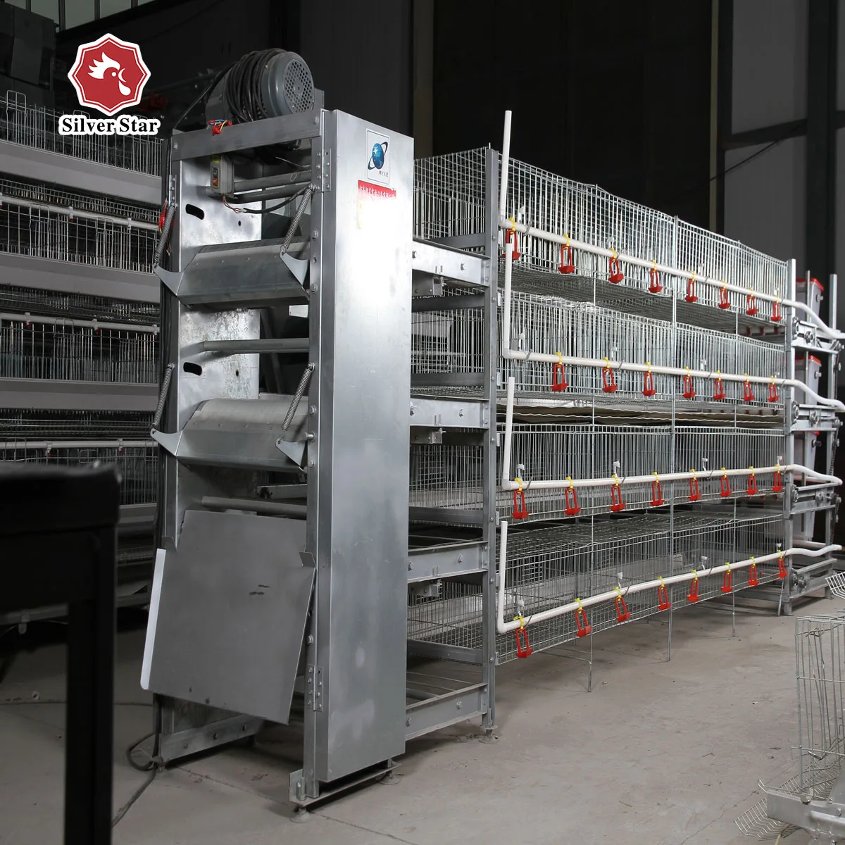Poultry Battery Layer Chicken Cage Egg Laying Hens Shed Steel Animal Husbandry Equipment for Farming Broiler Chicks Cage System