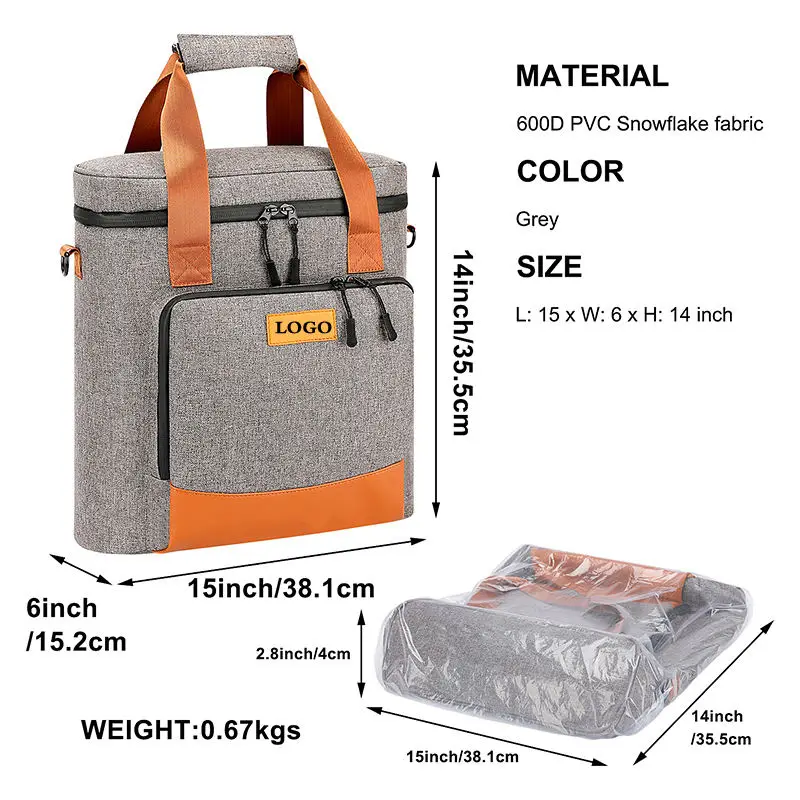 OEM Foldable Travel Cooler Bags Sac Isotherm Wine Carrier 3 Bottle Capacity Tote Bag For Wine Lover Gift Leakproof Picnic Bag
