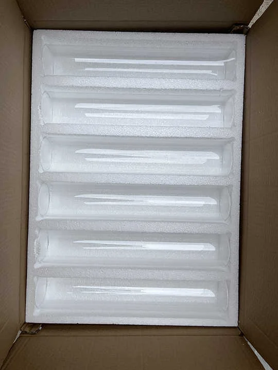 MH-TZ0518 Glass Cylinder Tube For Crystal Candelabra Decoration