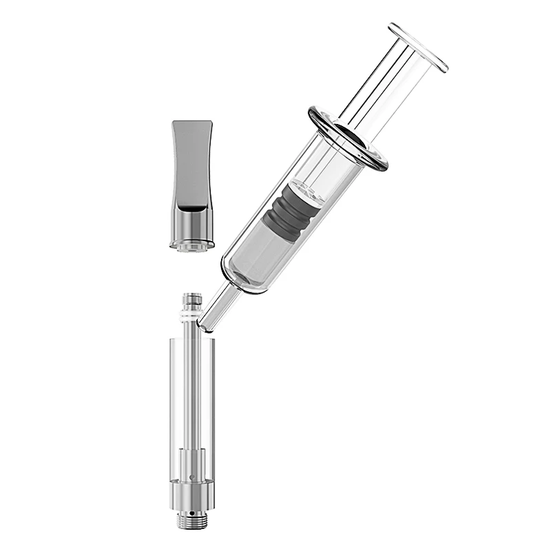 
China E-cig Mod Manufacturer glass cbd cartridge vape cartridge with 510 thread ceramic core cartridge 