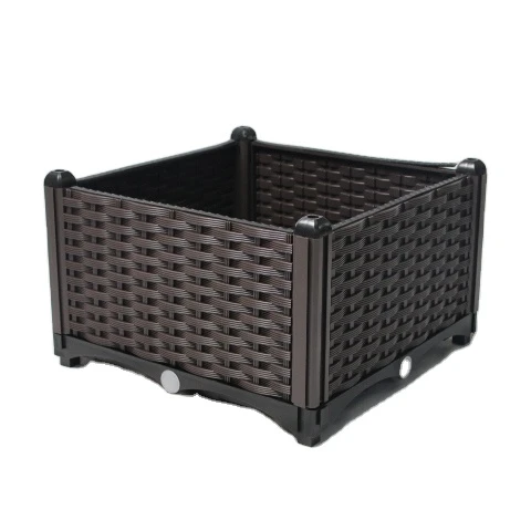 Elevated Plastic Vegetable Raised Garden Bed Planter Box for Garden Use