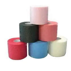 Самоклеящаяся эластичная повязка, полипропиленовая Нетканая ткань, повязка 2,5 см x 4,5 м
