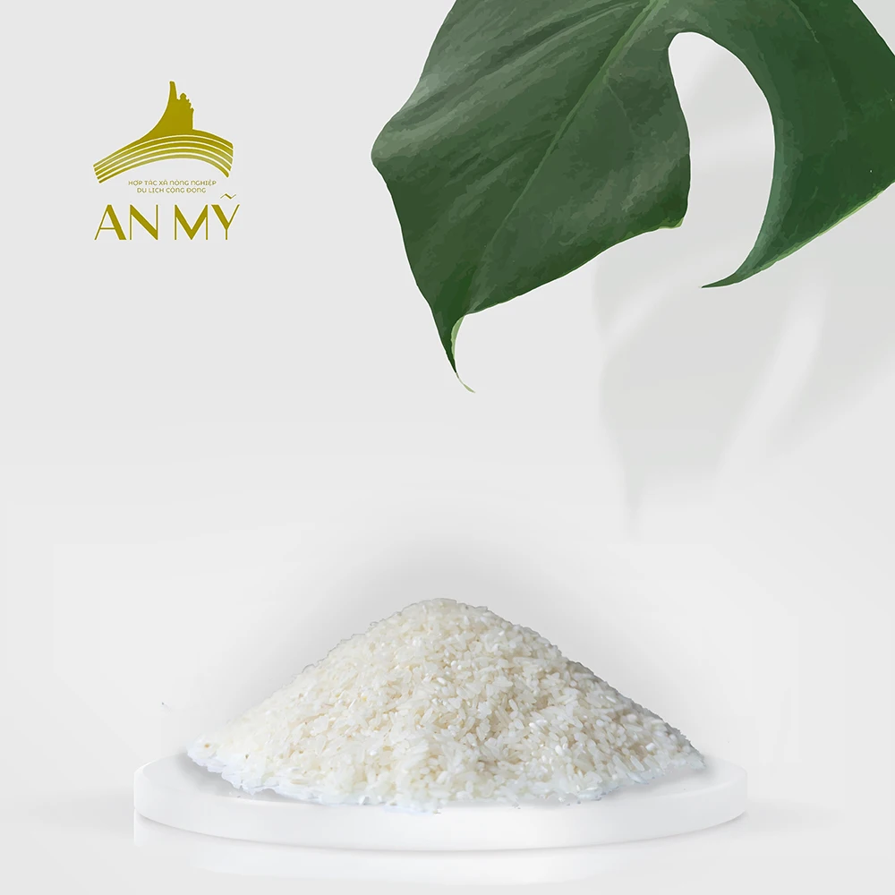 Vietnam Tasty Aromatic Kind Sticky Flavor Medium Grain Rice With White Color