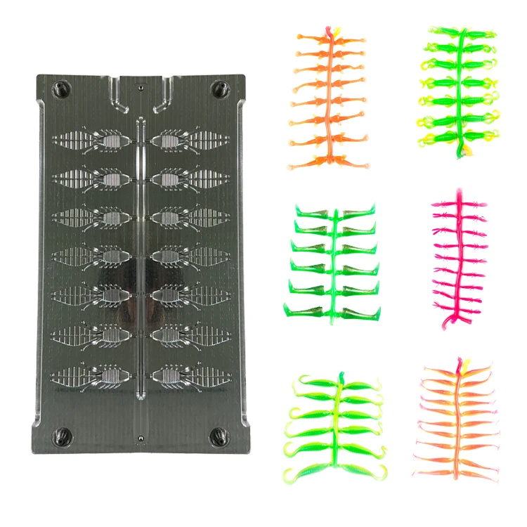 
Customizable soft bait molds for making fishing molds fishing lead molds 