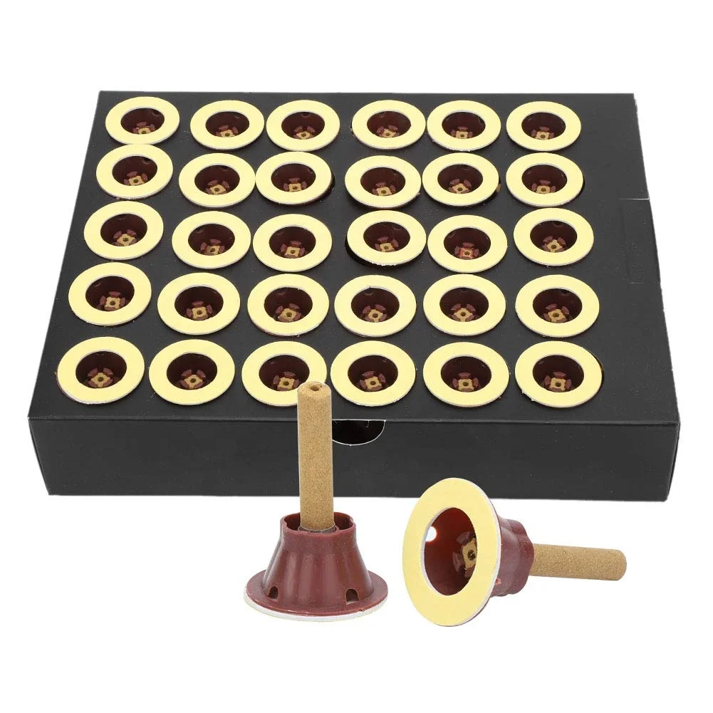 60pcs Self-Adhesive Moxa Roll Stick Pure Moxa Cone Health Care Moxibustion Stick