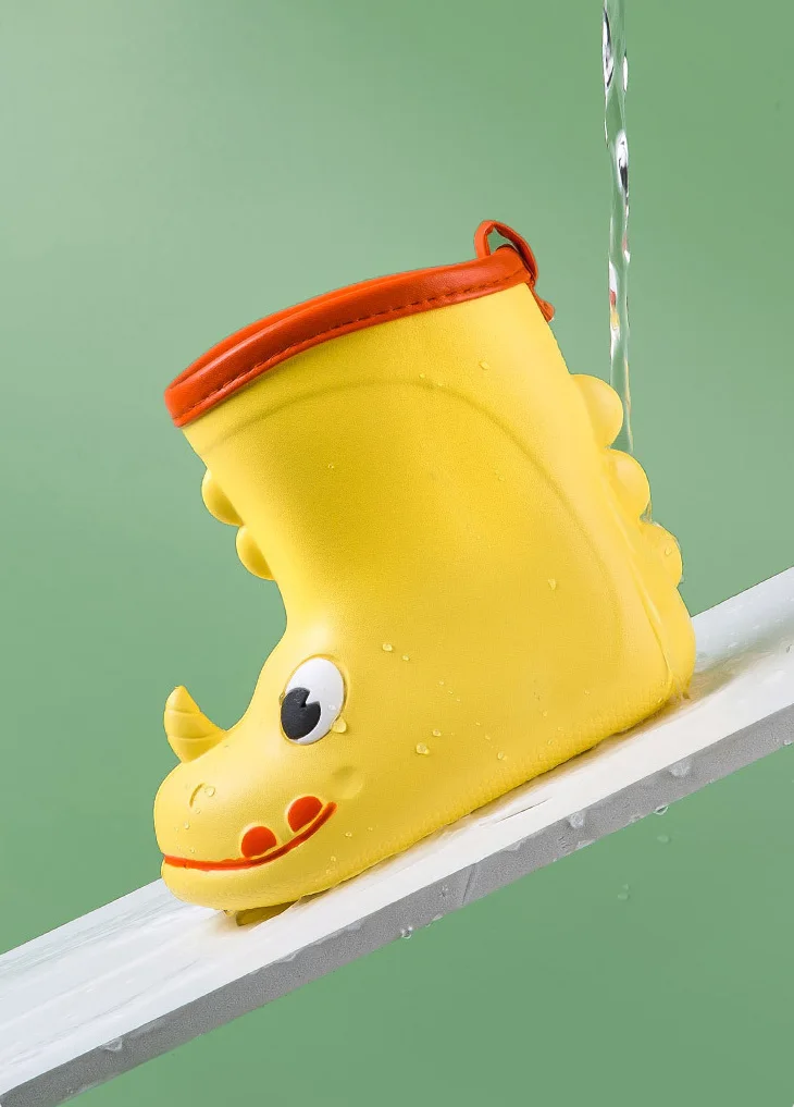 Kids Rain Boots for Children Lightweight EVA Foaming TODDLER FOOTWEAR Waterproof Cute Animals Boys Girl