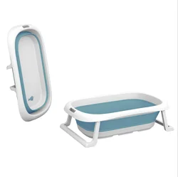 New products plastic New style foldable baby bathtub good folding baby bath tub with portable fold bathtub