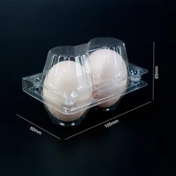 wholesale empty transparent disposable blister plastic packaging egg tray
