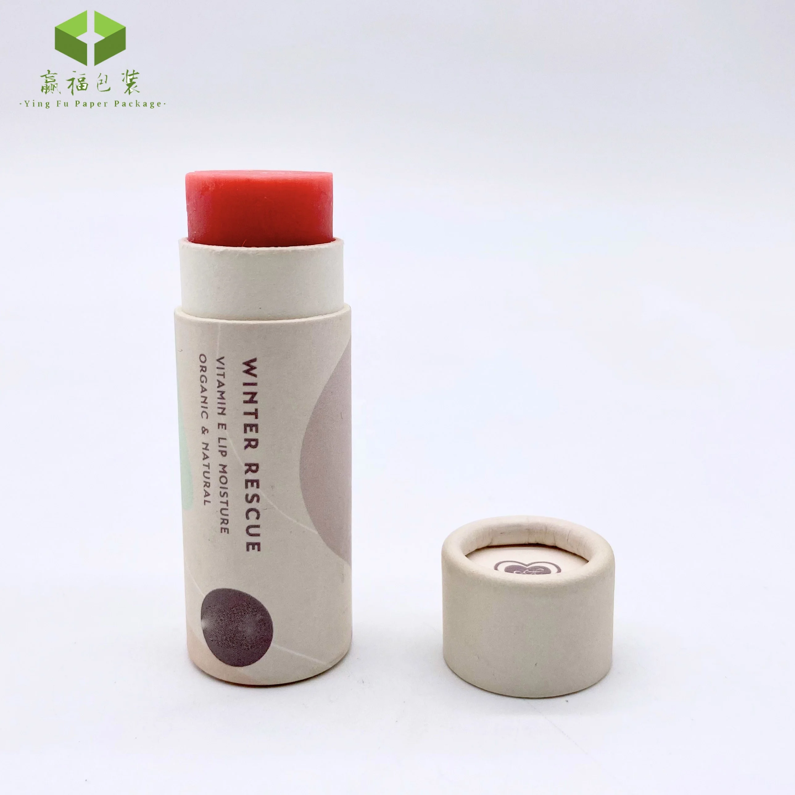 Aluminum free deodorant in paper tube packaging old spice kraft paper tube for lip balm eco for 10ml 30ml 50ml