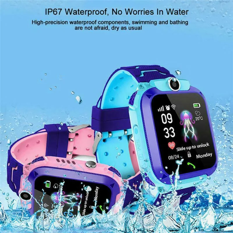 
A28 Kids Smart Watch Baby OEM 4G SIM Card Waterproof camera Call GPS LBS Location Tracker watch SOS Antil-lost kids Smartwatch 
