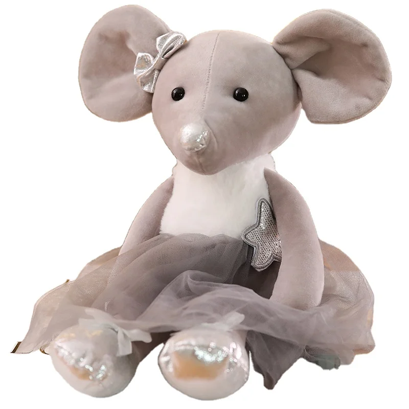 Ballet Mouse Plush Toys Soft Stuffed Mouse Animal Ballerina With Tutu Dress Moues Plush Rag Doll
