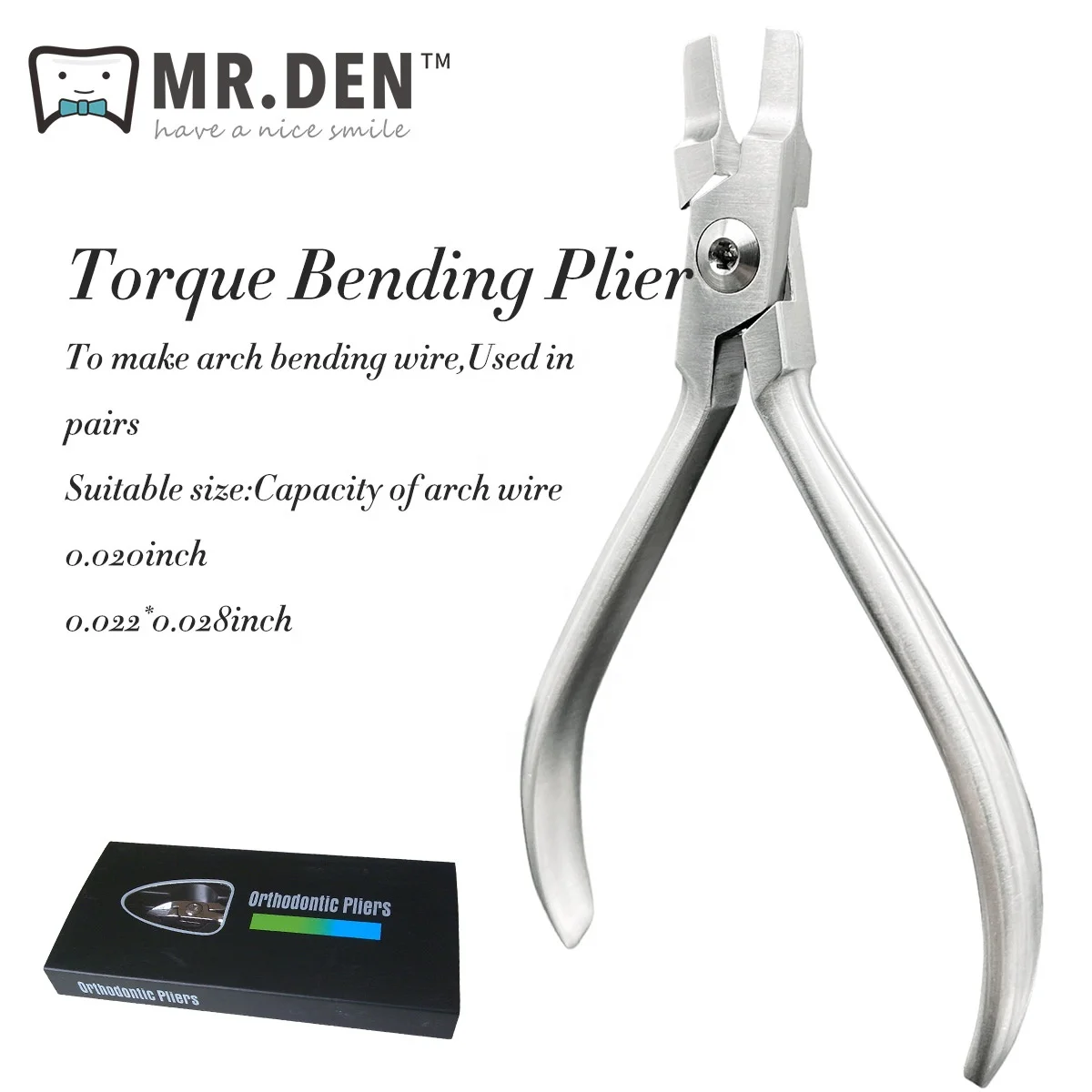 High Quality Orthodontic Torque Bending Plier Orthodontist Laboratory Pliers Torquing Square Dental Drill Accessories