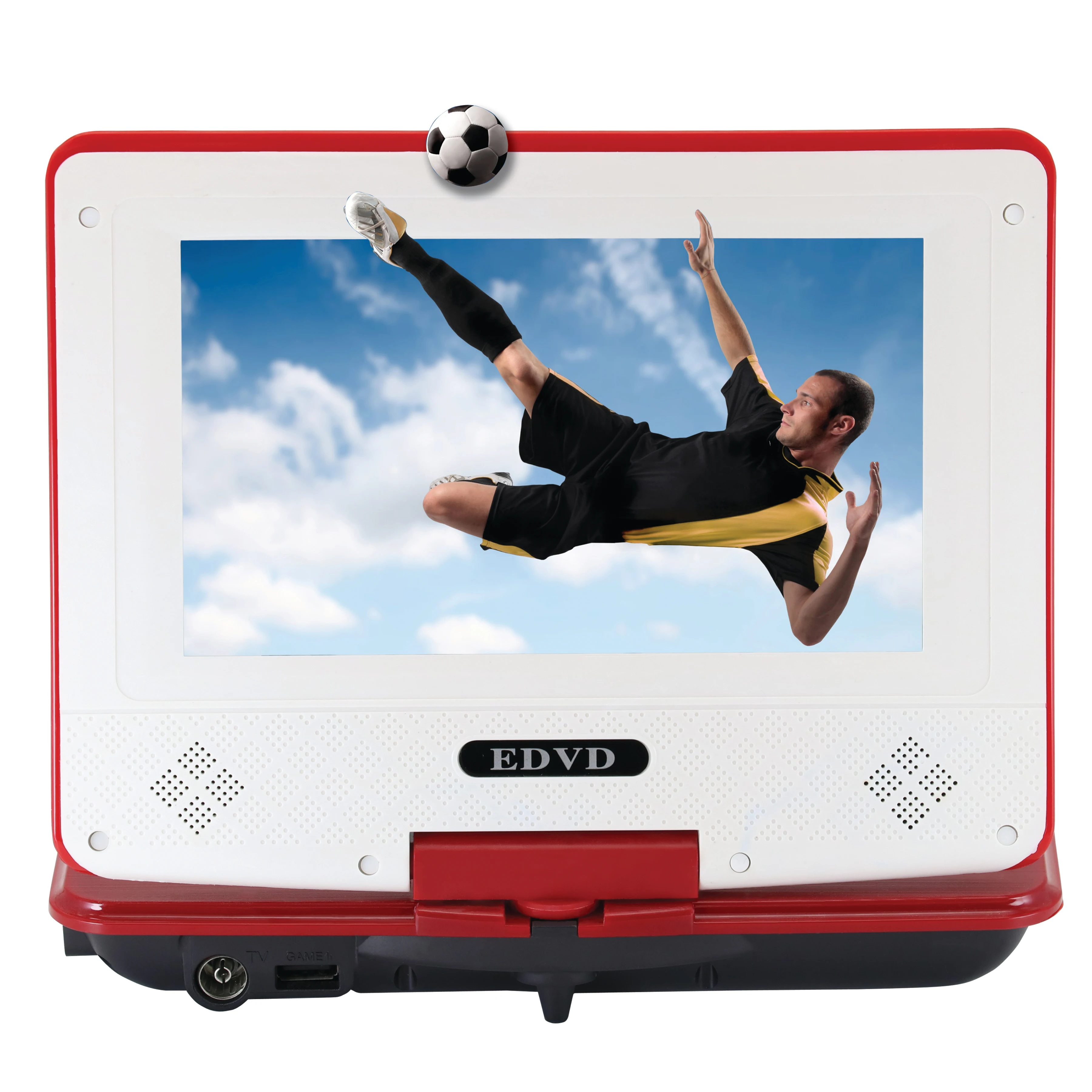 Display high resolution color 7inch TFT LCD screen portable dvd Media player