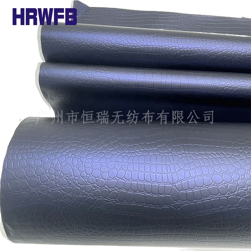 High-end Anti fading Laminated Non Woven Fabric Embossed Leatherite paper Box Pe for Book cover