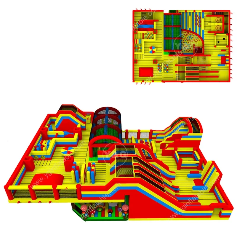 Y&G outdoor jump park adults and children Industrial amus park inflat inflatable theme park inflatable parks for business