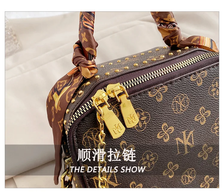 Luxury Designer Brand  Large Capacity High  Quality Handbag Square Tote Shopping Gift Bag for Women