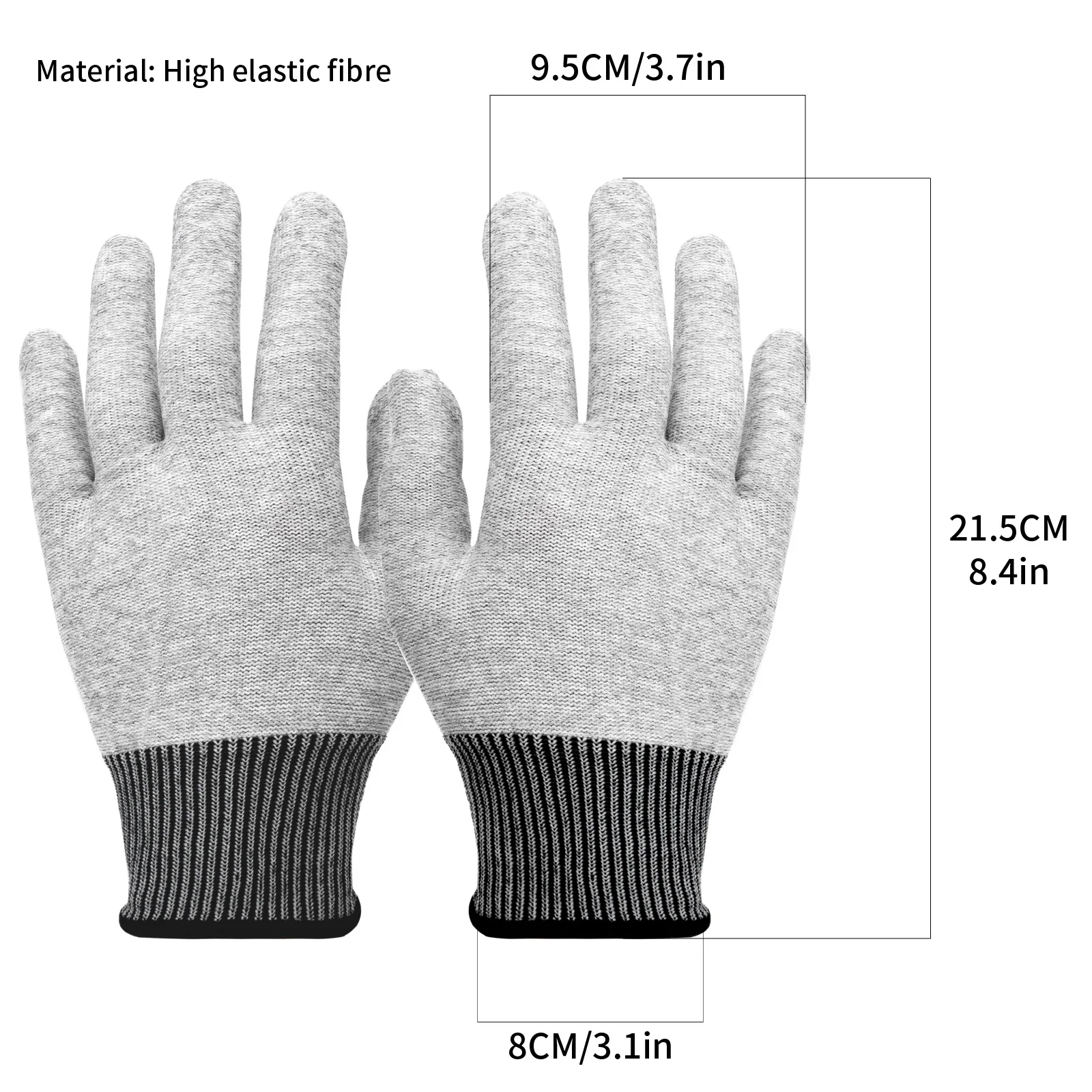 7mo High Quality Grey Anti-static Glove Car Wrap Applicating Work Gloves Vinyl Window Tint Tools