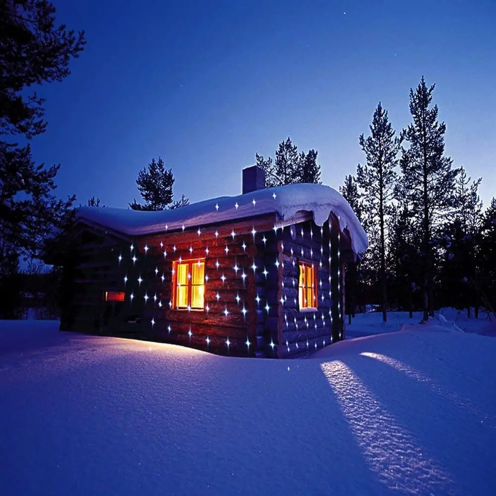 X Photoelectric Motion Full Spectrum 7 Color with White Star Effects Laser Christmas and Decorative Lights with Remote Control