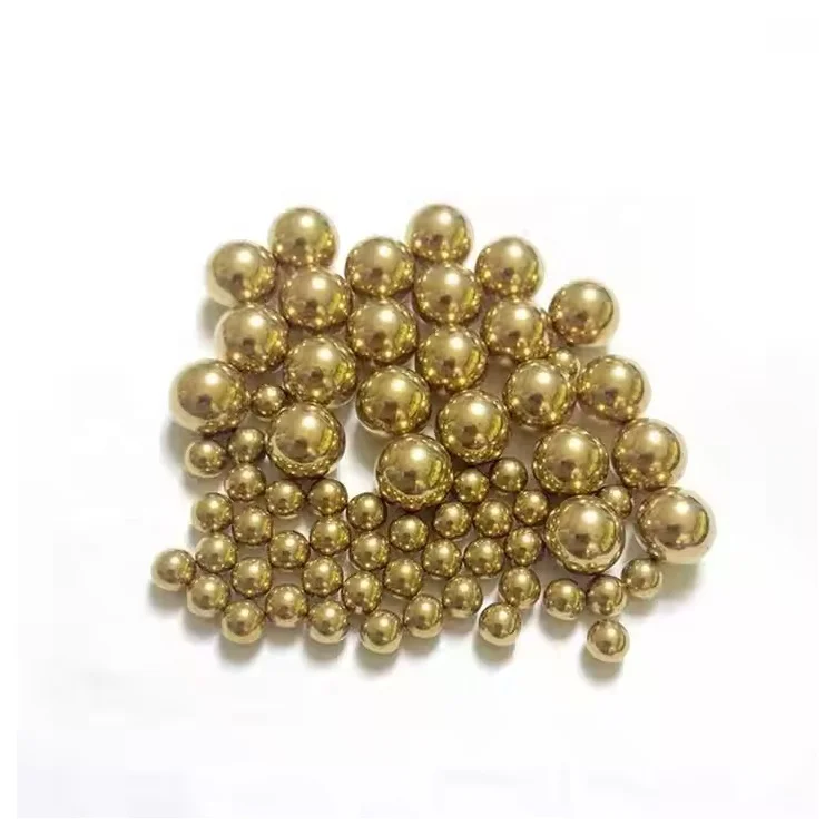 Precision copper ball Solid non-porous 2/3/4/5/6/7/8/9 mm 0.5/1.5/2.5/4.5mm pure brass bead
