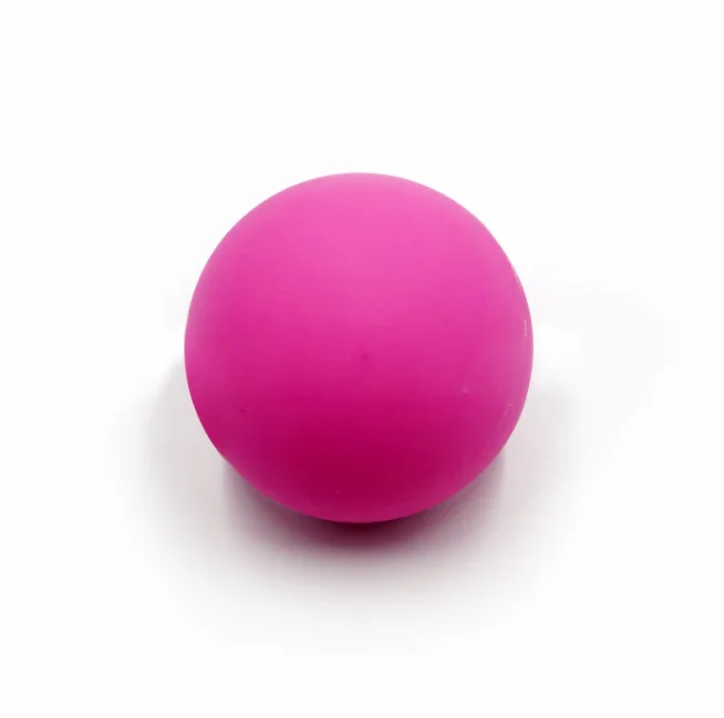 Wholesale Greaseless Custom Colorful Rubber Lacrosse Massager Ball In Net Single Gym For Sore Muscles Myofascial Release