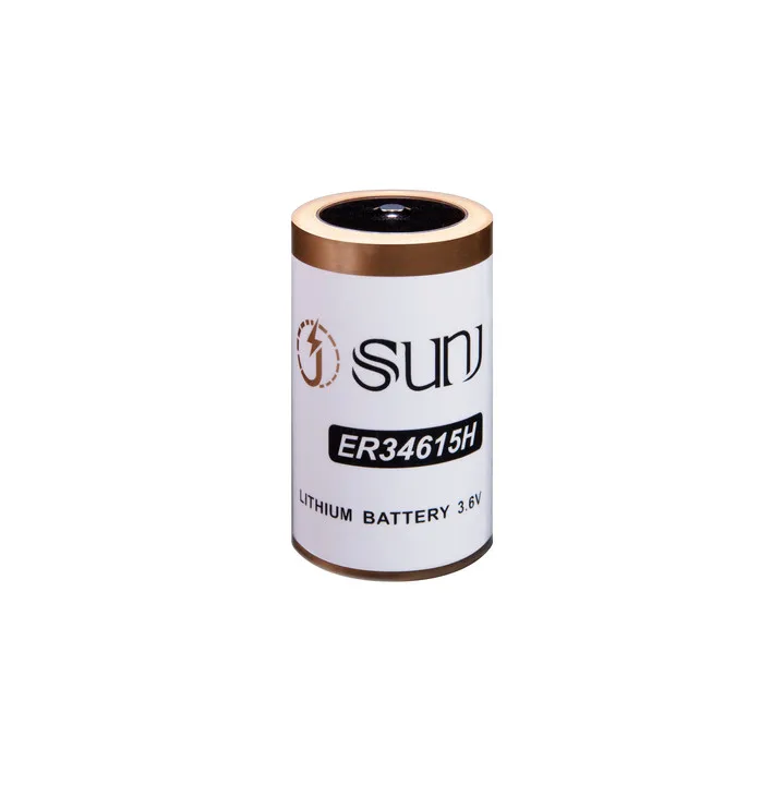 Sunj Battery Lithium 34615 19000mAh 3.6V Non Rechargeable 3.6V D Size Er34615 Battery