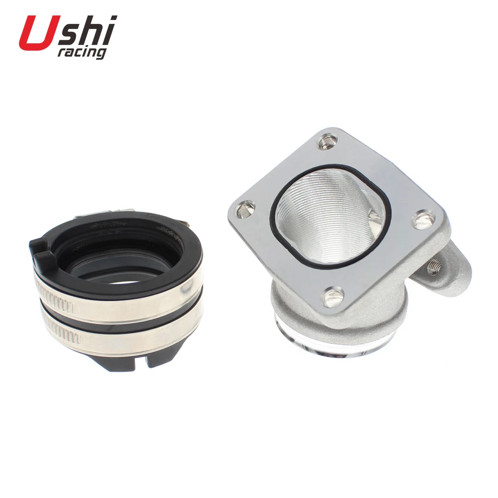 Intake Manifold Pipe LC150 Y15ZR Oval 8 Shape CNC 32mm 34mm 36mm Motorcycle Inlet Pipe Comp For Yamaha