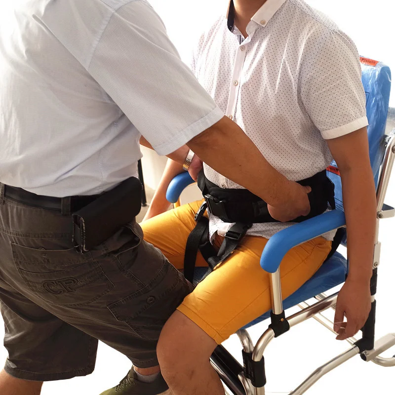 Custom Three Vertical Handles Assist Patient Transfer Device Gait Belt