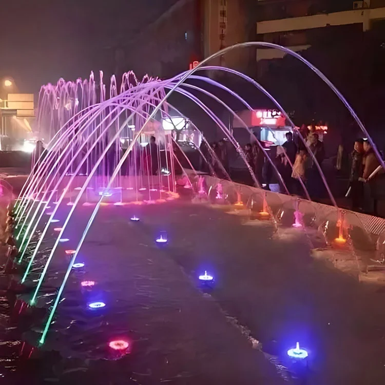 Easy Installation Outdoor Garden Laminar Jumping Jets Water Fountain