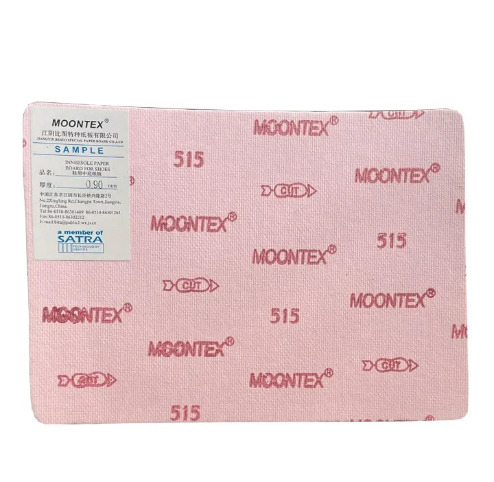 Moontex 2.0mm shoe paper insole board for shoes