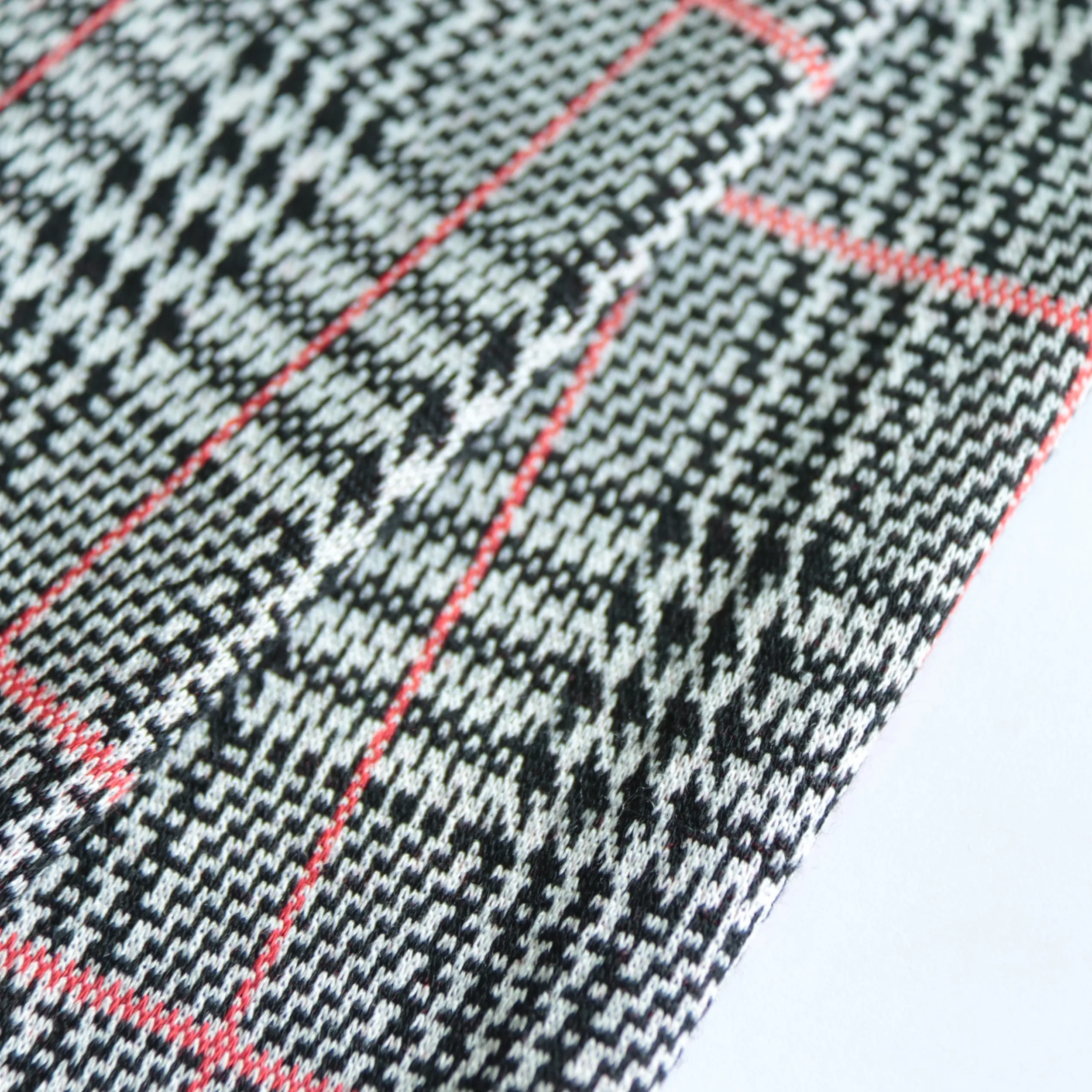 
 Узор в клетку, жаккардовая пряжа, окрашенная трикотажная ткань для пальто и рубашек  