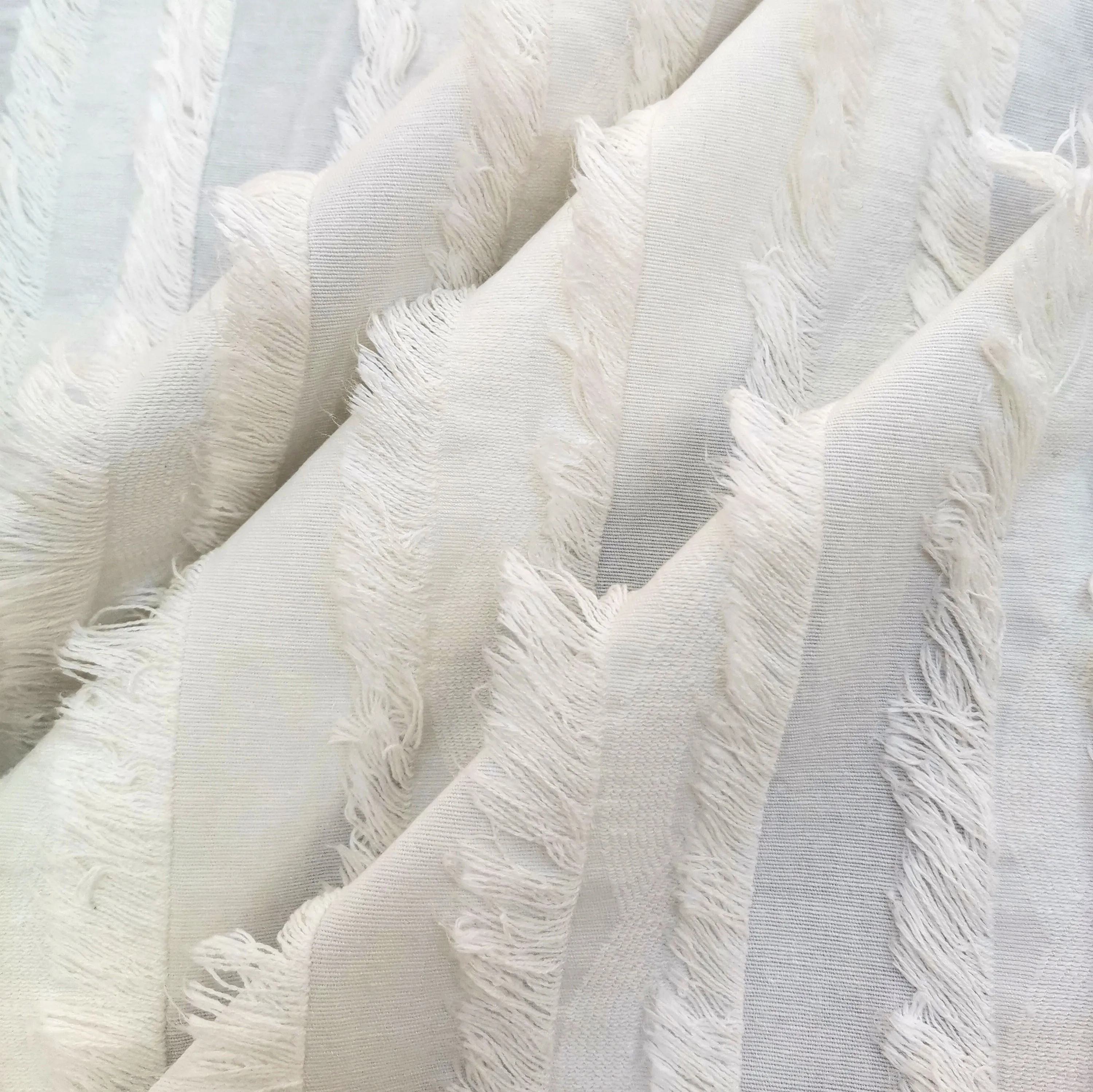 SISITEX  vertical strip cotton jacquard fabric cut fabric autumn winter top pants fashion fabric SS20110